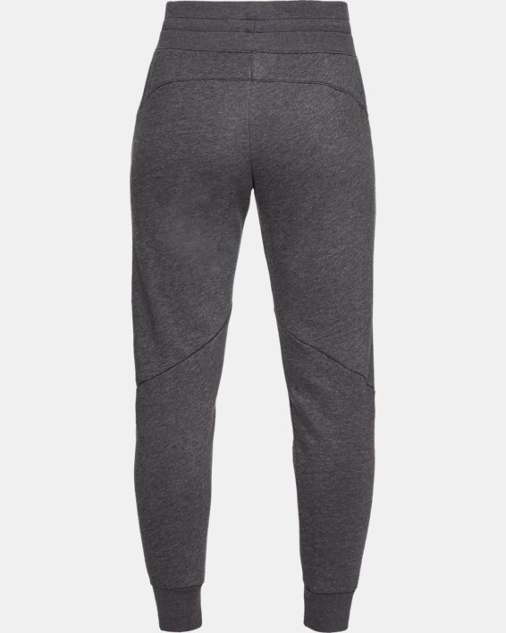 Women's UA Taped Fleece Pants, Black, pdpMainDesktop image number 5